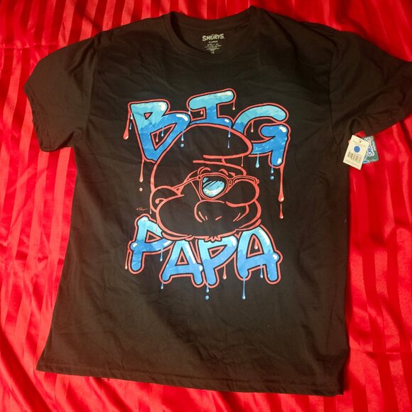 Papa Smurf T Shirt Men's size Extra Large TV Cartoon The Smurfs -NWT - Picture 3 of 8